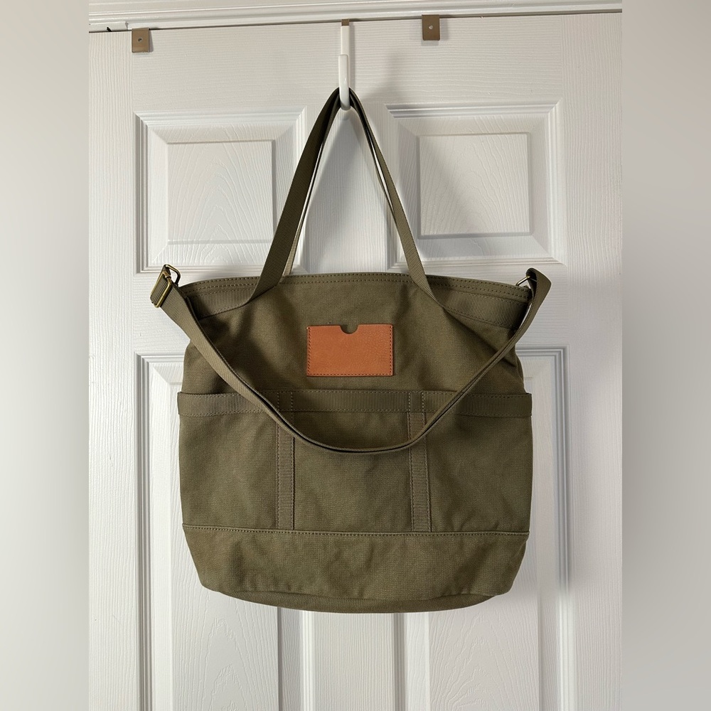 Madewell Canvas Camden Tote, Weathered Olive